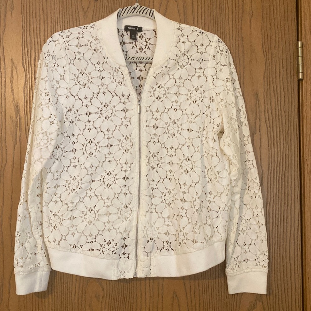 White lace jacket
